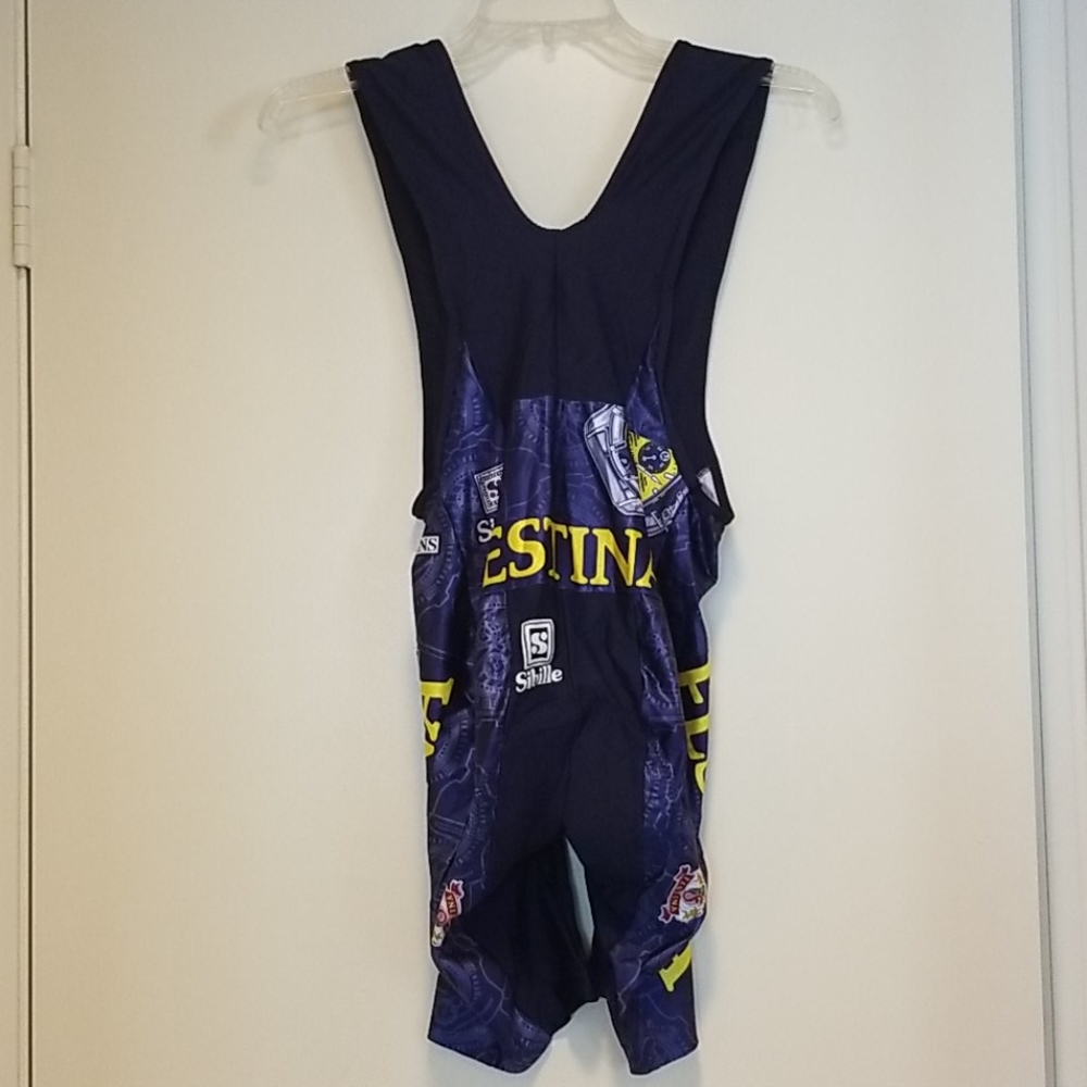 Festina Cycling Bib Shorts Blue Size Small - Picture 2 of 8